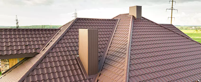 Residential Chimney Flashing Restoration in Brownsburg, IN