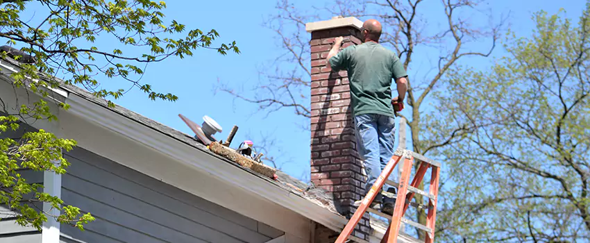 Vinyl and PVC Chimney Flashing Installation in Brownsburg, IN