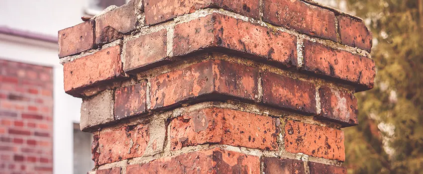 Cracked Chimney Bricks Repair Cost in Brownsburg, Indiana